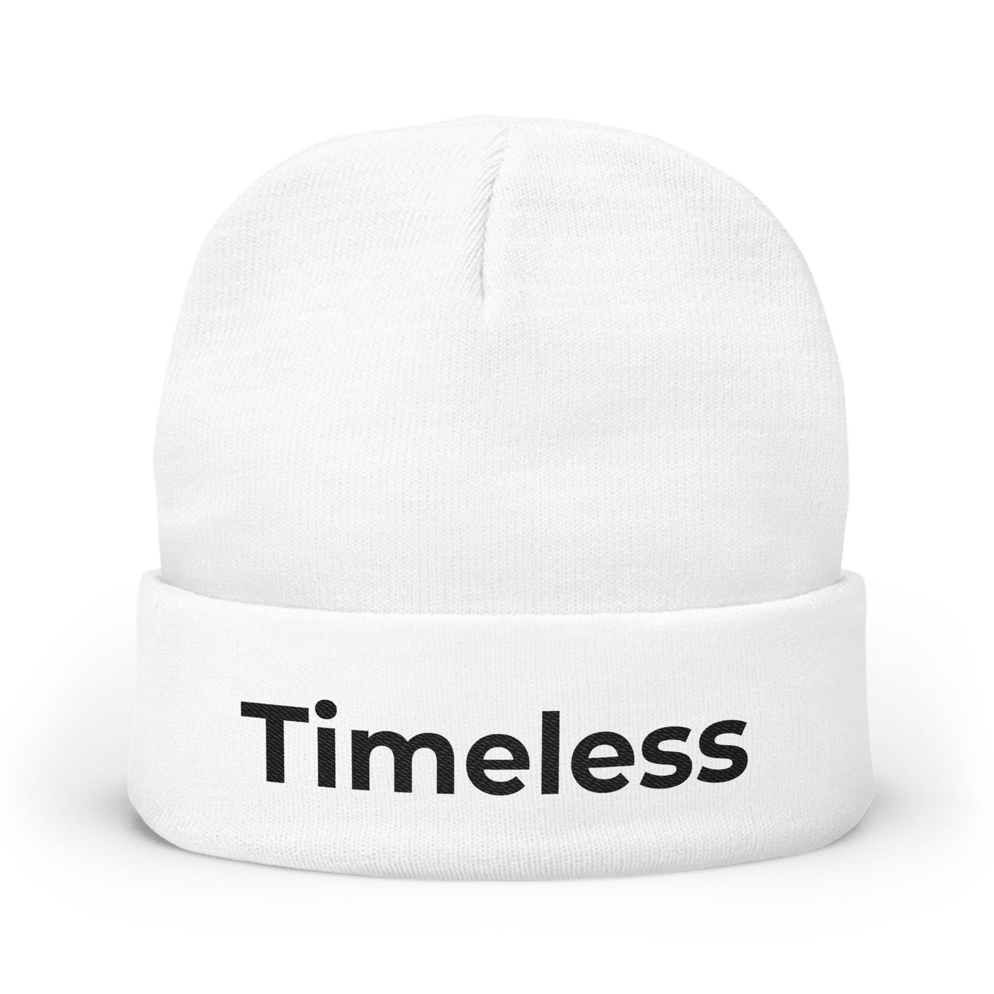 Timeless Embroidered Beanie Knit Winter Hat